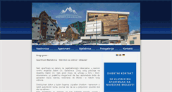 Desktop Screenshot of apartments-bjelasnica.com